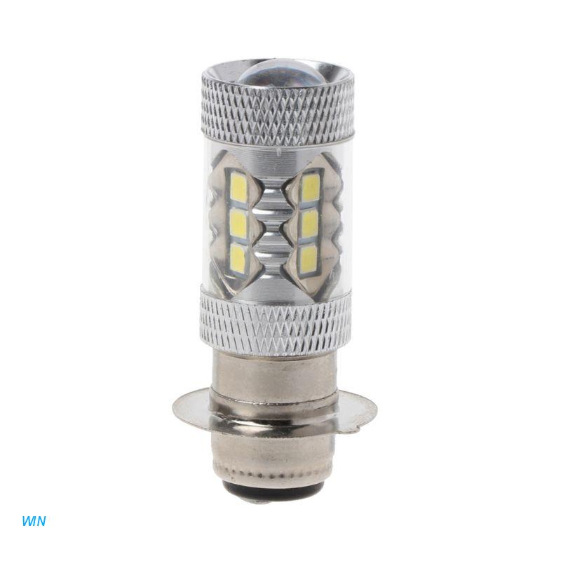 Đèn Pha LED Sương Mù PX15D H6 80W 6500K 16 LED Cho Xe Đạp Xe Máy