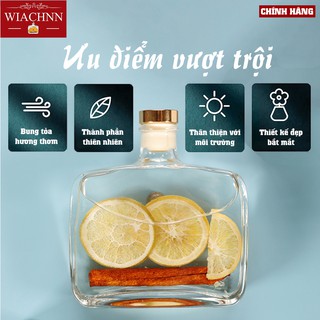 Tinh Dầu Thơm Phòng Thiên Nhiên WIACHNN 100ml Hoa Khô Vĩnh Cửu Que Gỗ Lọ