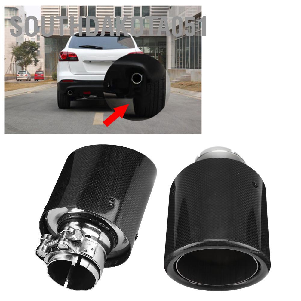 [Hàng HOT] Ống Xả Giảm Thanh Pô Xe Hơi 54-101mm Bằng  Thép Không Gỉ Carbon Tiện Dụng Cho Xe Ô Tô【Southdakota051】