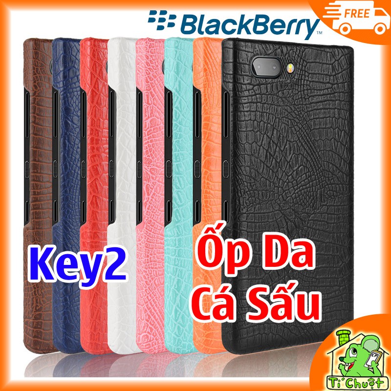 [Ảnh Thật] Ốp Lưng BlackBerry Key2 KeyTwo Vân Da Cá Sấu