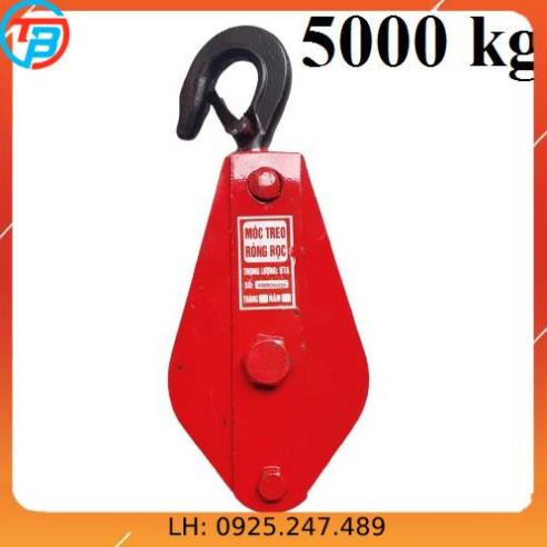 Ròng Rọc Pully 5000 kg CÁP THÉP Thái Bình VinàN
