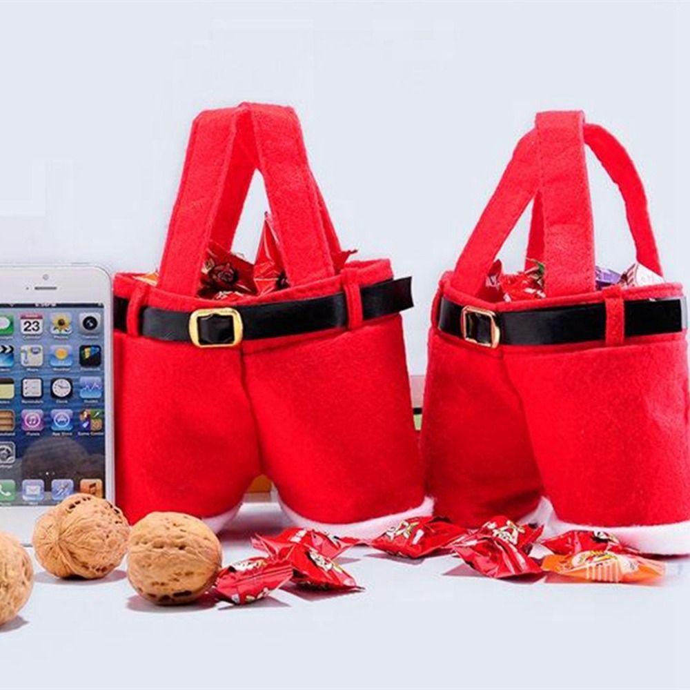 1 Túi Đựng Chai Rượu Hình Chiếc Tất Giáng Sinh Dễ Thương Giá Đỡ