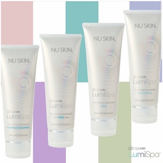 (Hàng Công ty- Có Bảo Hành) Máy Rửa Mặt LumiSpa Nuskin + Sữa rửa mặt