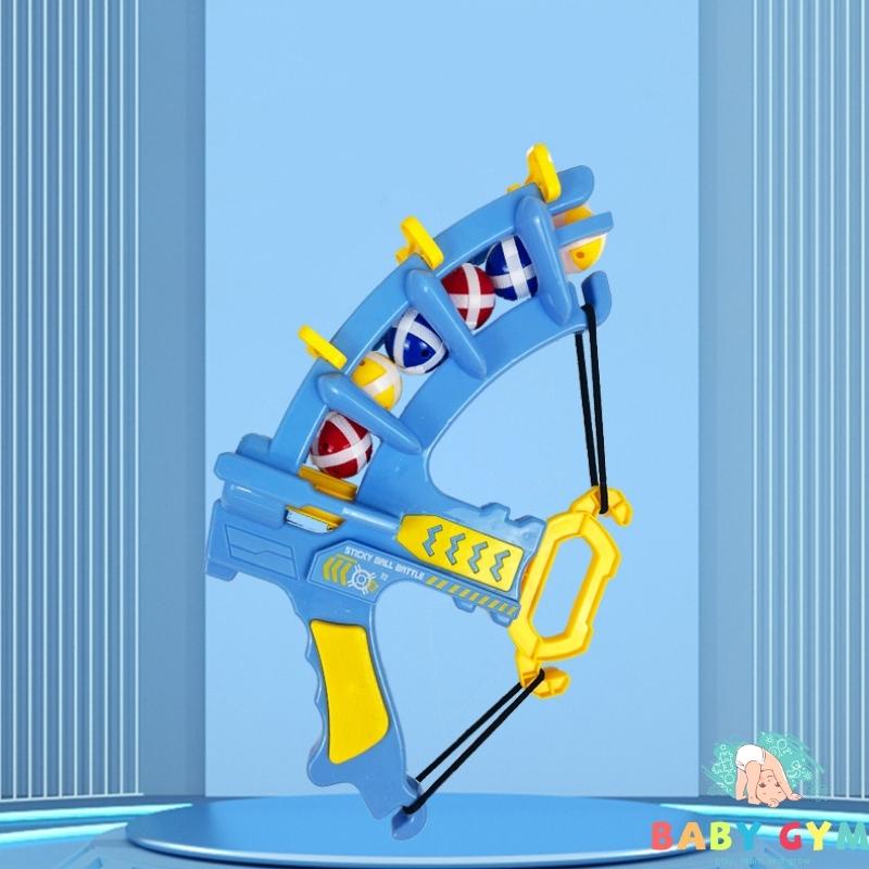 Cung bắn bóng dính mục tiêu cho bé kèm 6 bóng và móc treo BABYGYM đồ chơi vận động an toàn