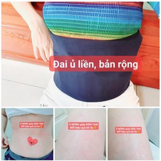 Đai quấn nóng ủ nóng điện Heating Pad giảm eo, giảm mỡ bụng mỡ đùi, có số chỉnh nhiệt.