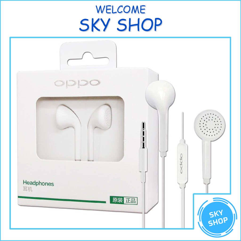Tai nghe có dây nhét tai OPPO MH133 có mic chính hãng cổng/jack 3.5mm / Tai nghe gaming, đàm thoại, học online