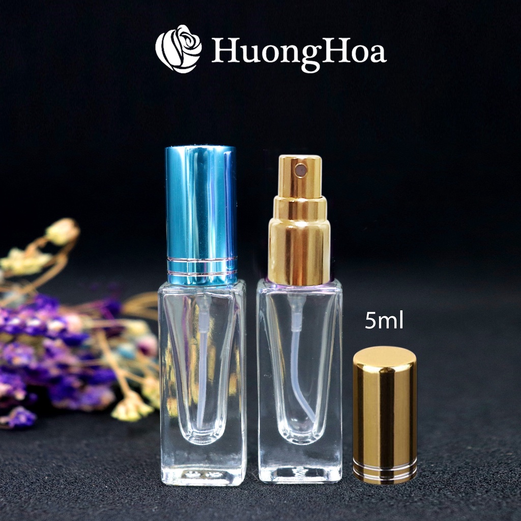 CHAI CHIẾT NƯỚC HOA thuỷ tinh xịt phun sương có hướng dẫn cách chiết nước hoa, Sỉ và Lẻ - Mã 68 dung tích 5ml
