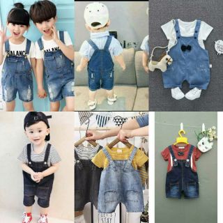 Yếm jean cho bé trai và gái