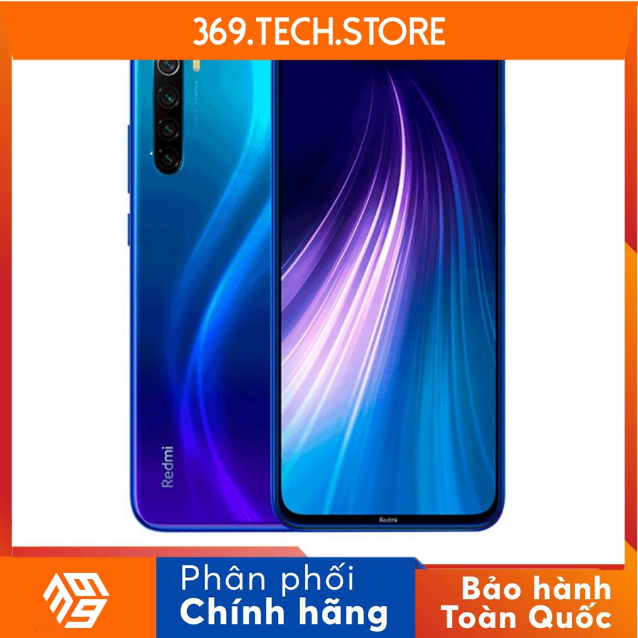 [ HÀNG CHÍNH HÃNG ]  Điện Thoại Xiaomi Redmi Note 8 128GB Ram 6GB Kim Nhung + Ống Lưng + Cường Lực - Hàng Nhập Khẩu