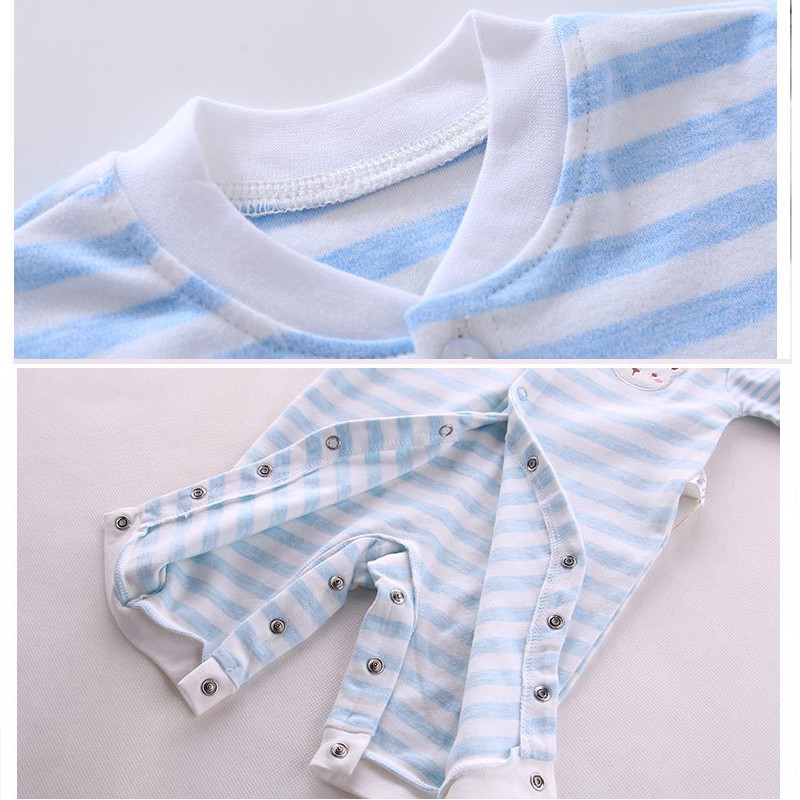 Body cotton dài tay Áo liền quần cho bé trai bé gái Hàng Quảng châu xuất Nhật SL09