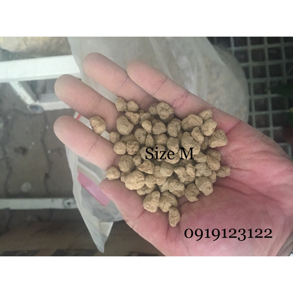 Đất Akadama size SS-S-M bao 14 lít chuyên dùng cho trồng sen đá, xương rồng