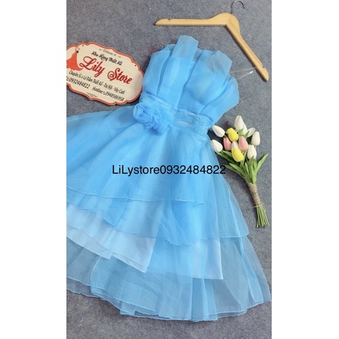 ĐẦM CÚP DỰ TIỆC BO EO XOÈ 3 TẦNG full size S /M/L/XL ( ẢNH VÀ VIDEO THẬT DO CHỦ SHOP TỰ QUAY 10000%)