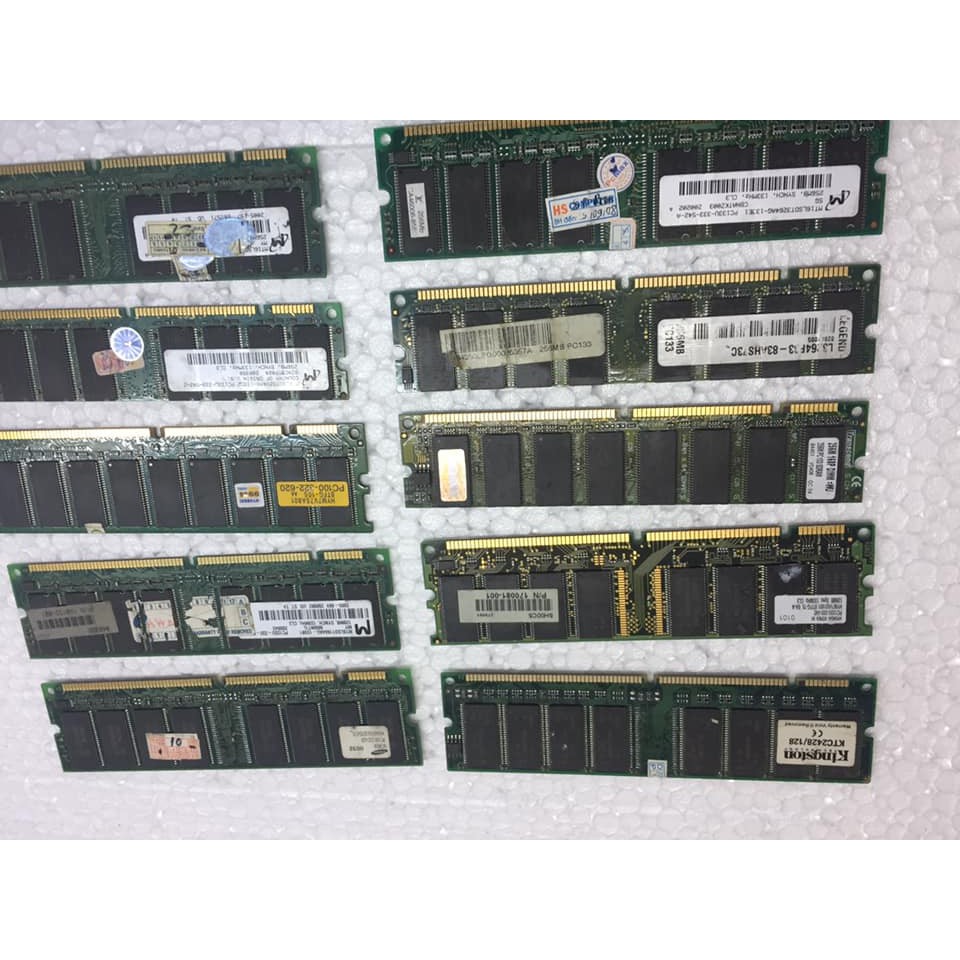 Ram SDRam Máy tính 64Mb PC 100 PC 133