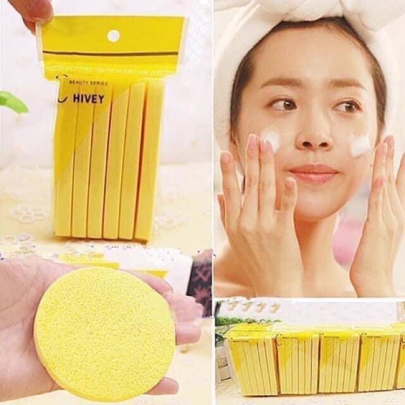 Bông nở rửa mặt