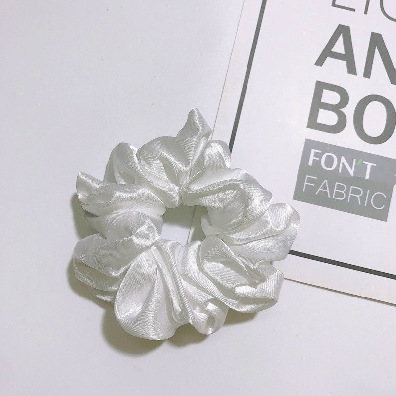 Dây Buộc Tóc Scrunchies  Cột Tóc Scrunchies Phi Bóng Siêu Đẹp