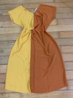 ĐẦM XOẮN EO HAI MÀU (BigSize)