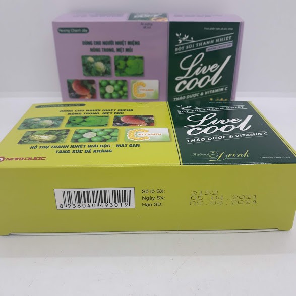 Bột sủi thanh nhiệt Live cool Nam Dược