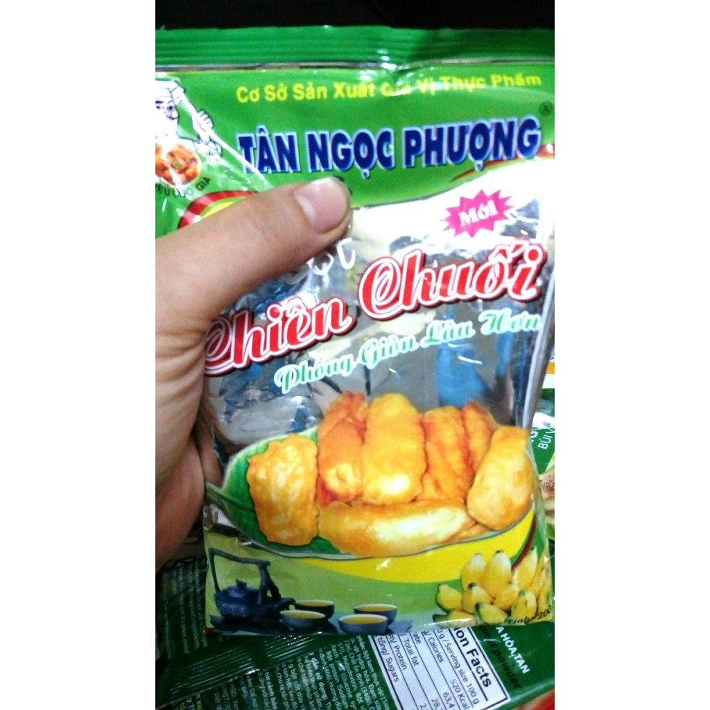 Bột chiên chuối, khoai, củ quả 200g