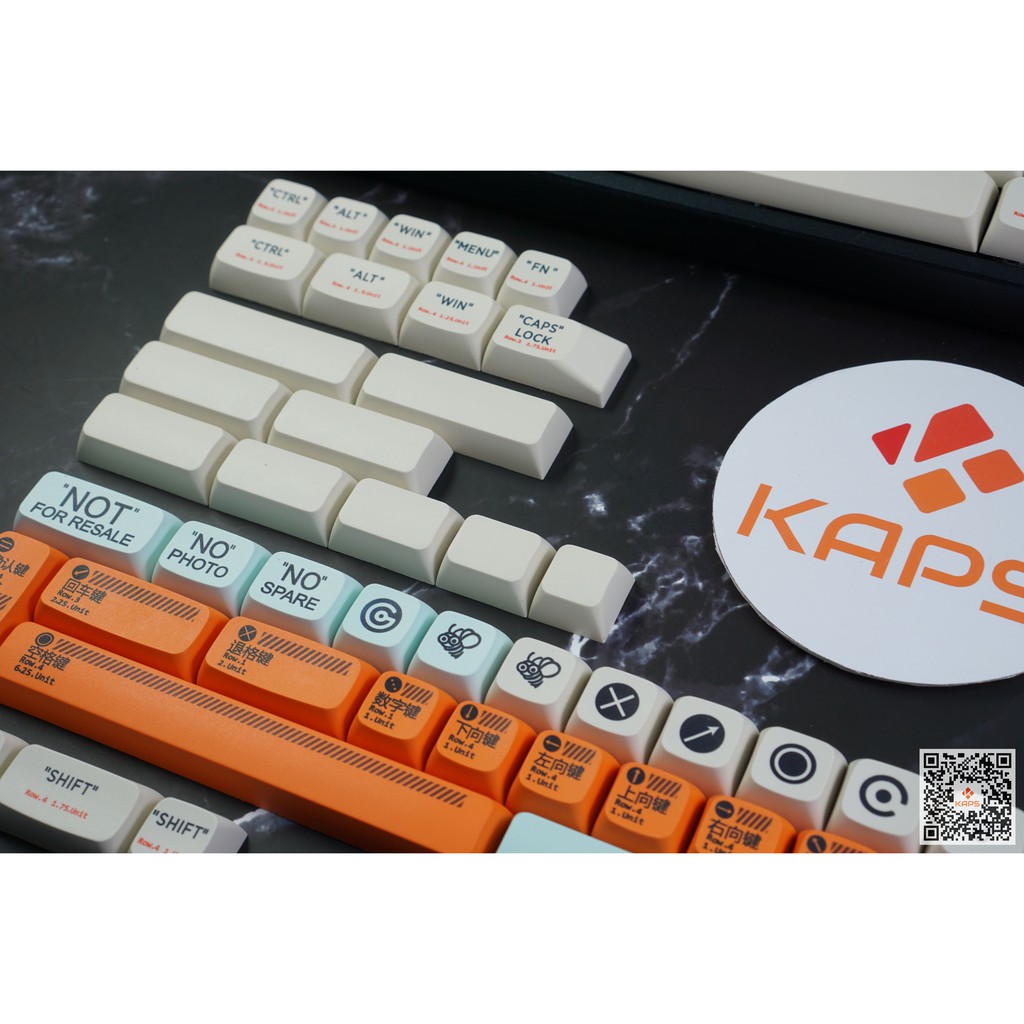 Keycap PLASTIC - profile XDA - keycap PBT - Dyesub - 150 nút cho bàn phím cơ layout 60 68 75 87 TKL 84 96 Fullsize