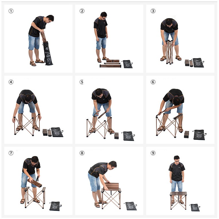 Bàn nhôm gấp gọn NatureHike NH16Z016-L