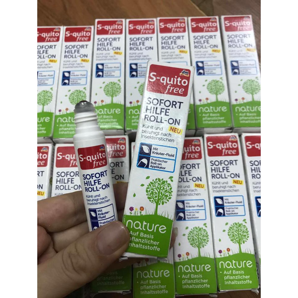 Thuốc bôi muỗi và côn trùng đốt S-quito roll-on