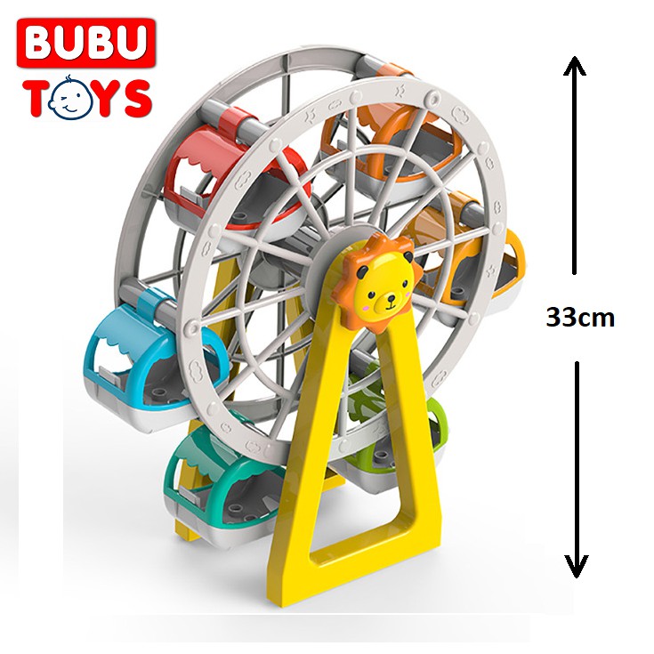 Bộ vòng quay xích đu tương thích chuẩn lego duplo miếng ghép to