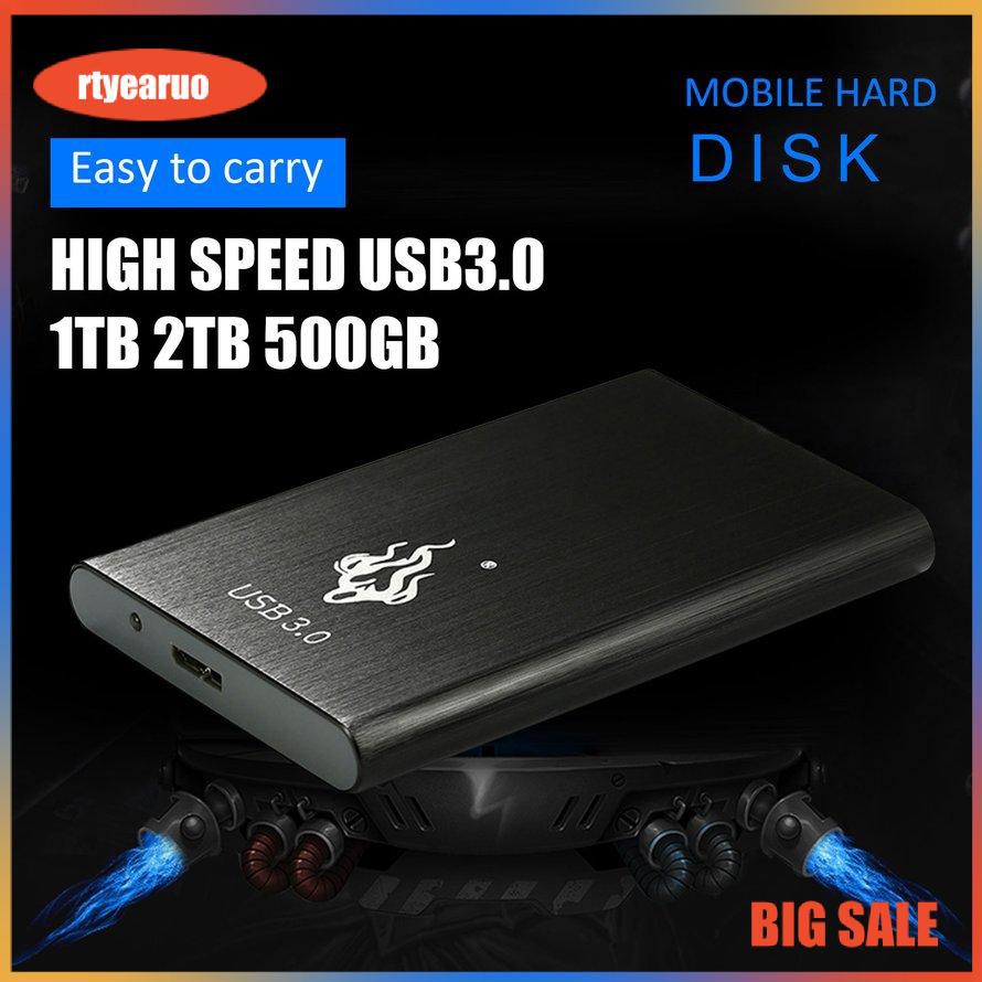 USB 3.0 2TB 1TB External Hard Drive Disk HDD 2.5'' Fit For PC Windows Drive