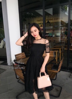 Đầm ren phối lưới