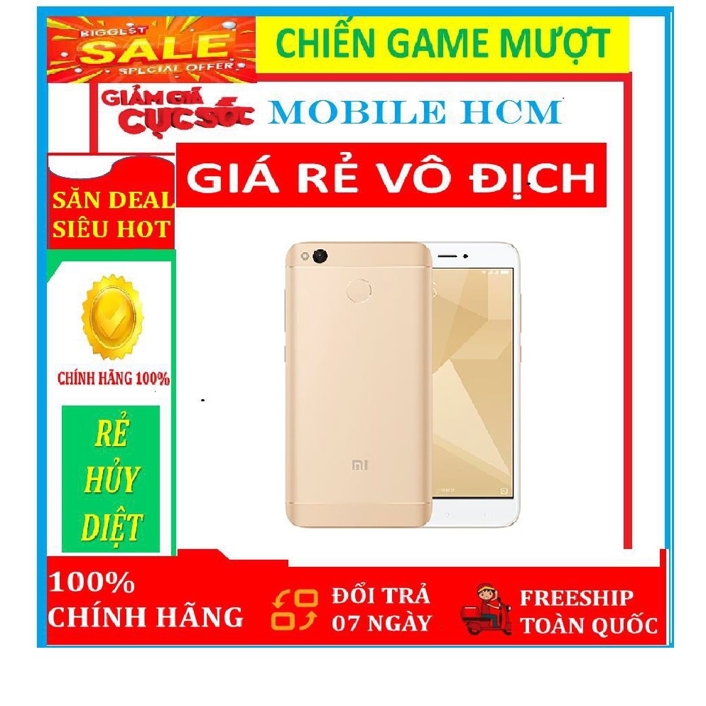 Điện thoại Xiaomi Redmi Note 4X 3GB/32GB  2 SIM 2 sóng mới full box - Hàng nhập khẩu