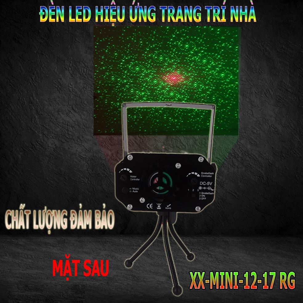 14013-<12-17>ĐÈN LASER TRANG TRÍ NHÀ MÙA NOEL (GIÁNG SINH) Đèn sân khấu