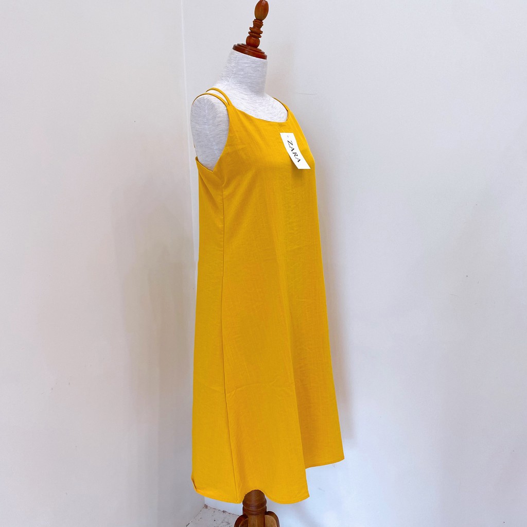 Váy 2 Dây, Váy Đũi Suông Mặc Ở Nhà - Đầm Bầu Dáng Xòe, Dây Đan Lưng Cực Đẹp