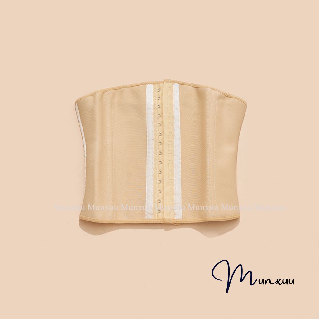 Gen nịt bụng Latex giảm eo sau sinh MUNXUU định hình giảm mỡ bụng chống cuộn cao cấp (tặng kèm miếng nới) - LATEX4