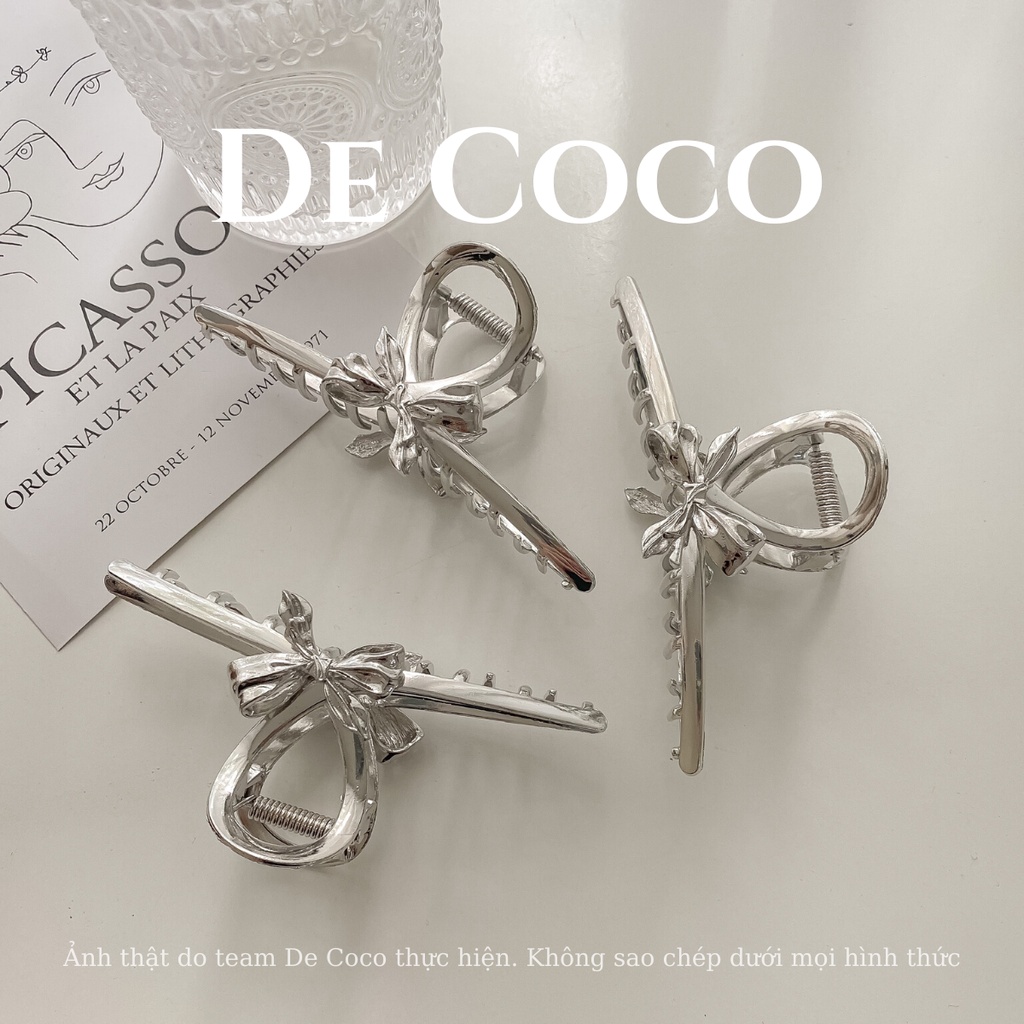 Kẹp tóc kim loại hình lượn sóng độc đáo De Coco decoco.accessories