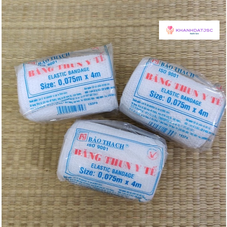 Băng thun y tế Bảo Thạch KT 0.075m x 4m