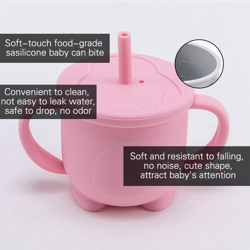 Cốc Silicon Cho Bé MAMIMAMIHOME Có Ong Hút Dành Cho Trẻ Mới Biết Di Cốc An Cho Trẻ Em1pc