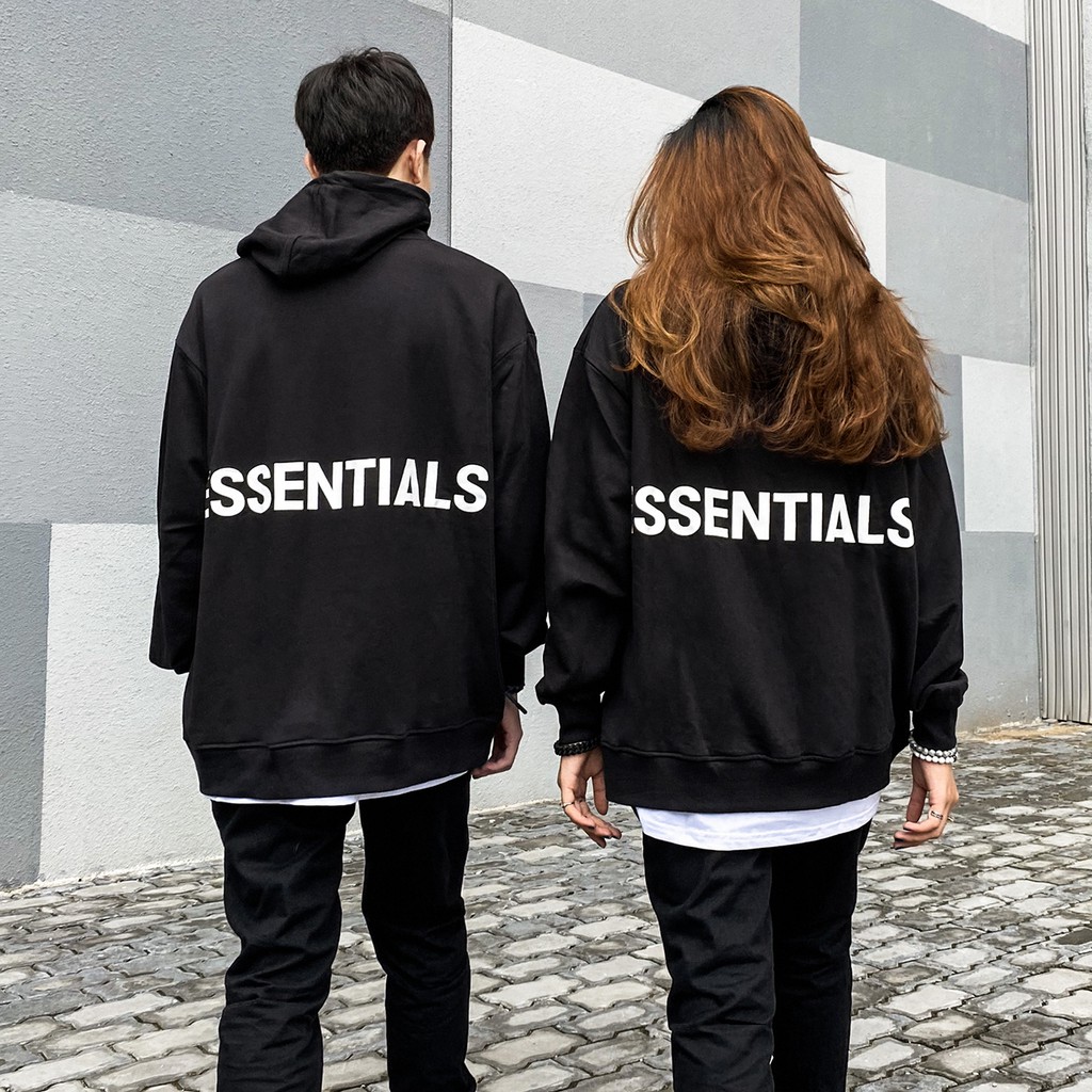 Áo Hoodie Essentials Màu Đen | BigBuy360 - bigbuy360.vn