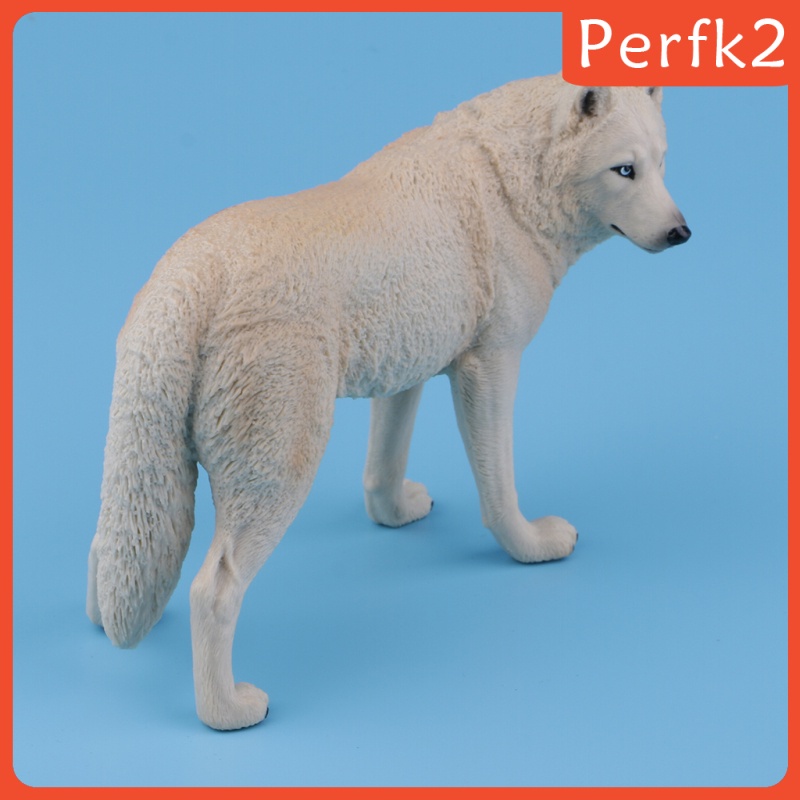 [PERFK2] Kids Big Wolf Simulation Animal Model Action & Toy Figures Educational Brown