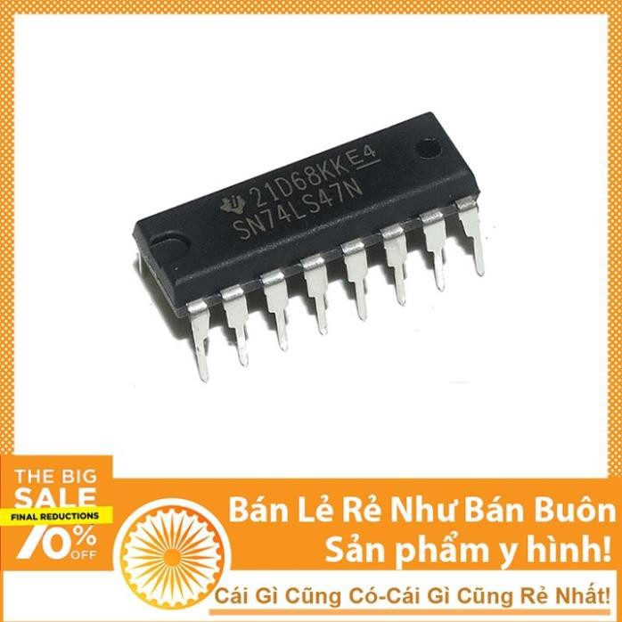 Linh Kiện IC Logic 74LS47 DIP16