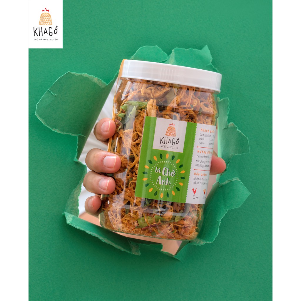 KHÔ GÀ LÁ CHANH 300gr