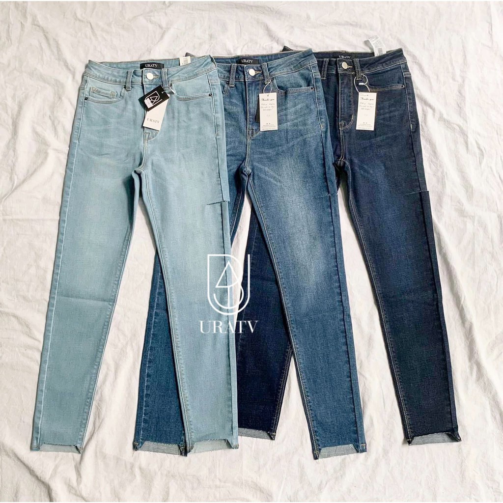 [FREESHIP - ẢNH CHÍNH CHỦ] Quần skinny jean 9 TẤC RÁCH ĐÙI