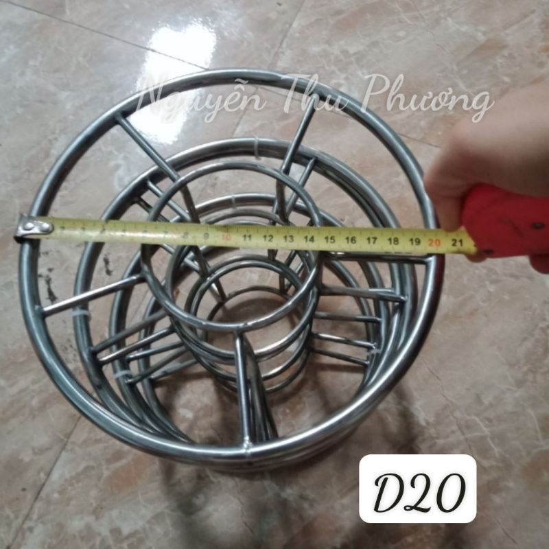 GUỒNG inox 304, Guồng cuốn dây diều. Sẵn sz D20-25-30-35cm