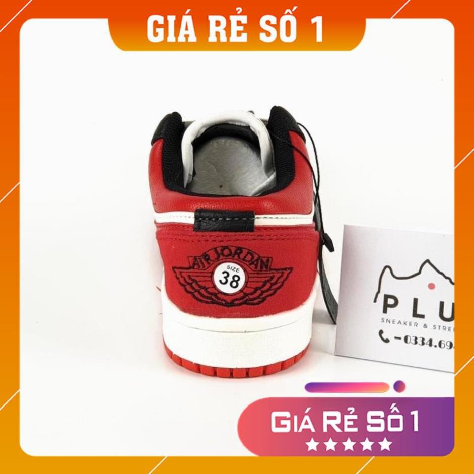 [FREESHIP-BẢO HÀNH 12 THÁNG] Giày Thể Thao AIR JORDAN 1 Low Cổ Thấp  Đen Đỏ CỰC ĐẸP Hàng Chất | BigBuy360 - bigbuy360.vn