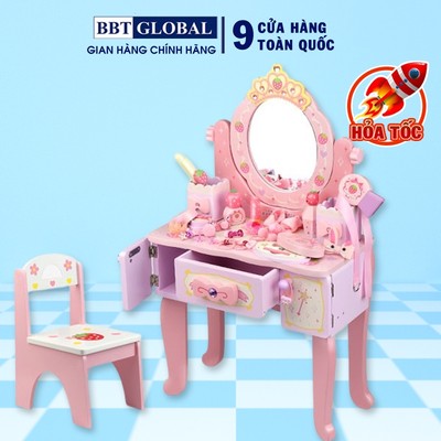 Đồ chơi bàn trang điểm gỗ cao cấp cho bé BBT GLOBAL JYNC050