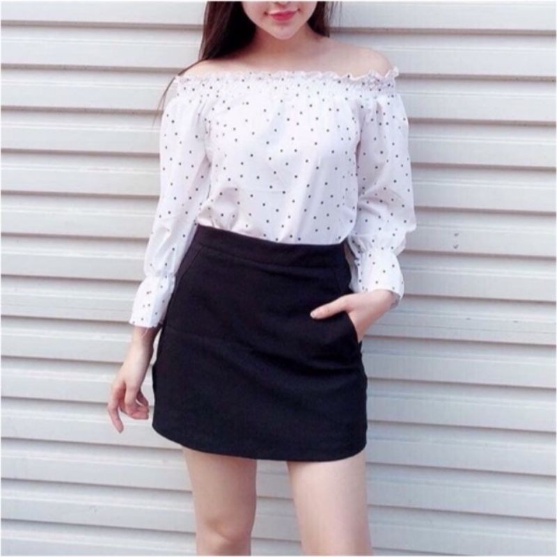 Rẻ Vô Địch Chân váy chữ A kèm quần
