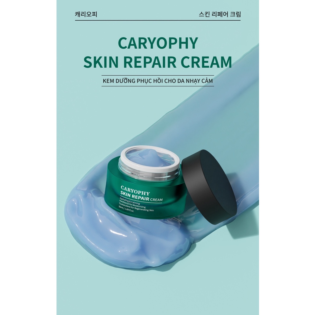 Kem dưỡng ẩm và phục hồi dành cho da nhạy cảm Caryophy Skin Repair 50ml