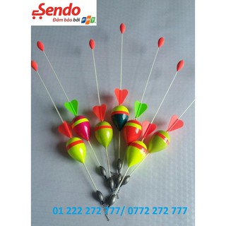 Phao câu lục xa bờ có chì.