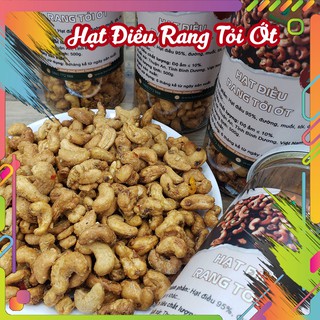 Hạt Điều Rang Tỏi Ớt Loại 1 👊BENAFOOD👊 Hàng Bình Dương Loại 1 - không Vụn [500g Hạt Nguyên Cháy Tỏi]