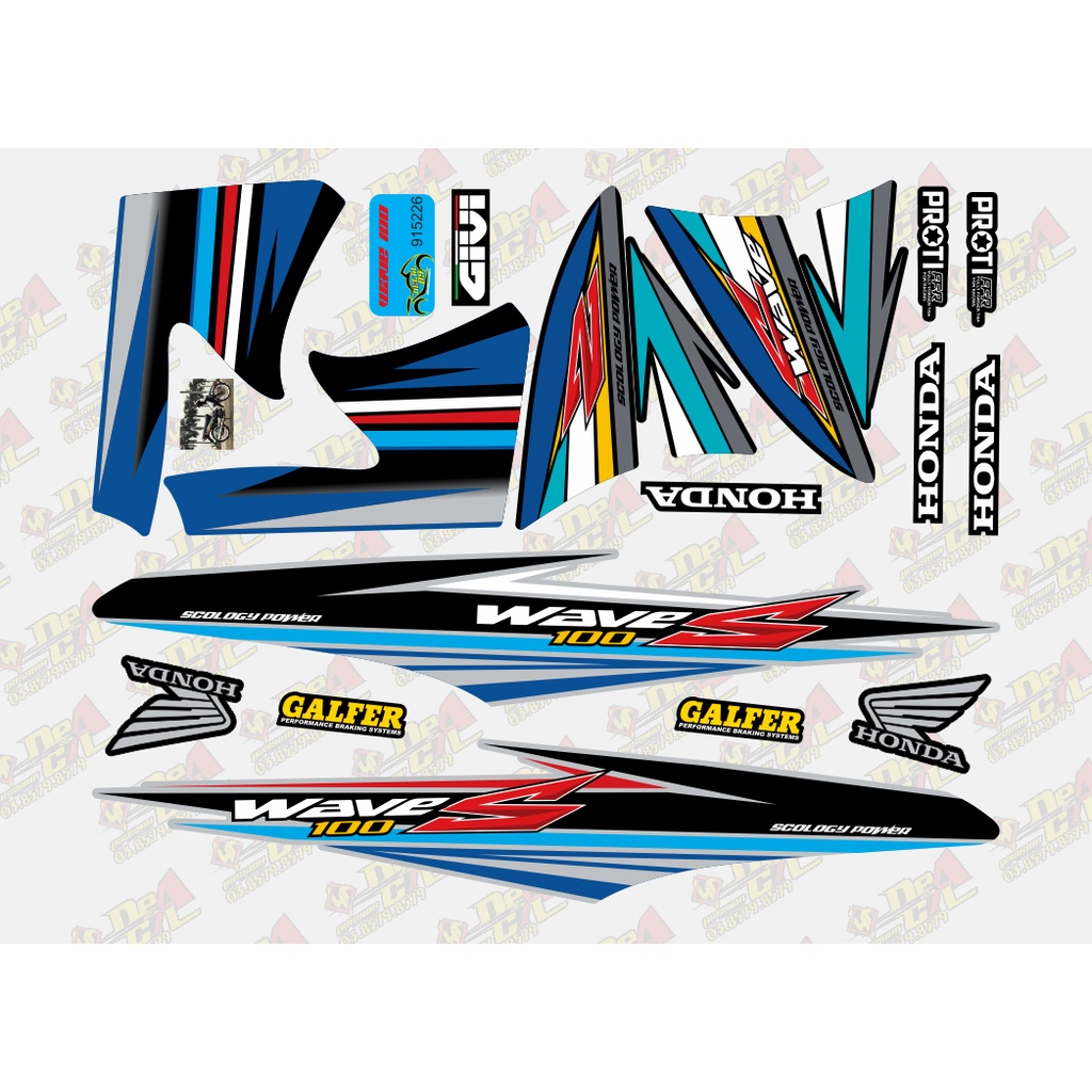 Tem rời Wave a 50 - 100 cc Đời 2006-2016 Mẫu Wave s 915226