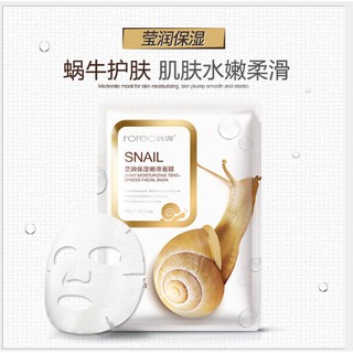 Mặt Nạ Ốc Sên Snail Rorec - Dưỡng Da Trắng Sáng, Tươi tắn