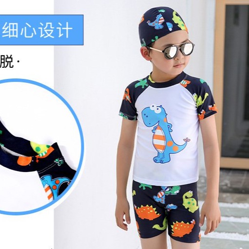 Bộ quần áo bơi bé trai size đại